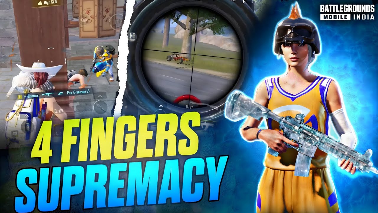 FASTEST 4 FINGER BGMI PLAYER - YouTube