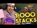 ALL I WANT FOR CHRISTMAS IS 1,000 STACKS