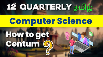 12th Computer Science How to Get Centum in Computer Science Strategy for 12th State Board