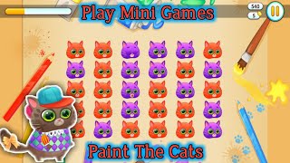Bubbu || My Virtual Pet || Play Mini Game Paint The Cats || Gameplays screenshot 5
