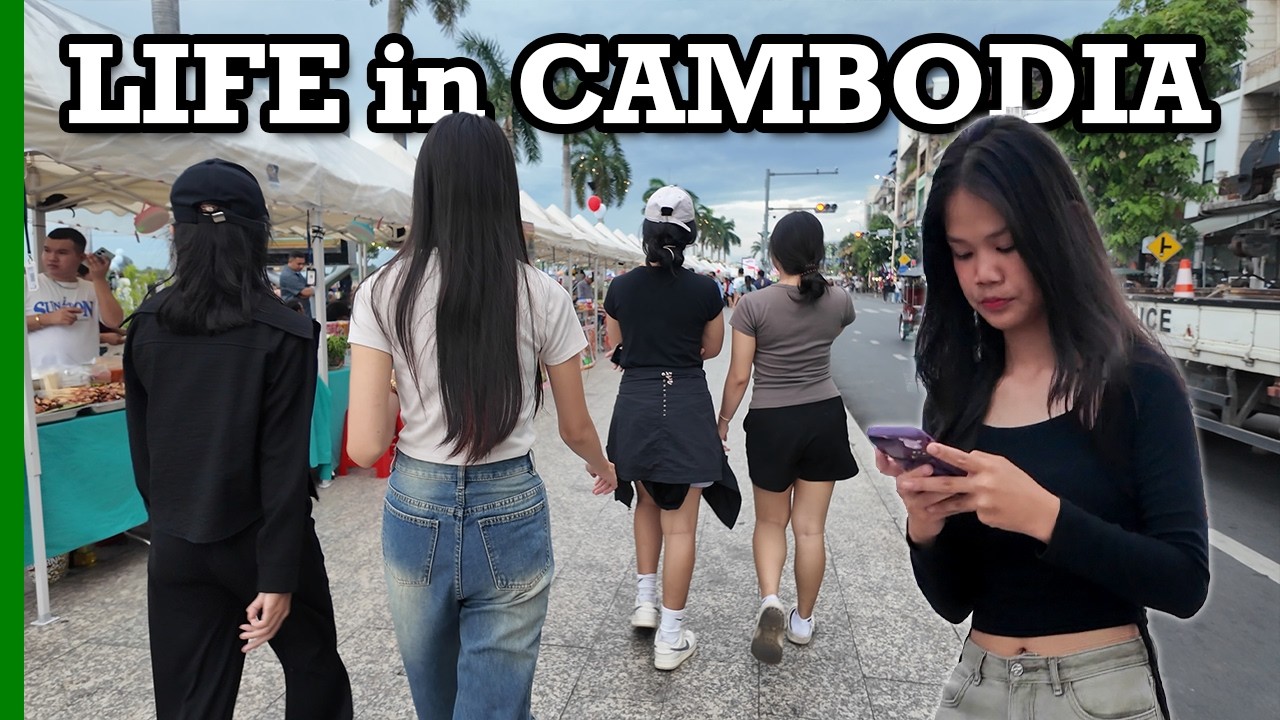 Cambodia 2025: Walking Experience in Phnom Penh City [4K] Walking Tour