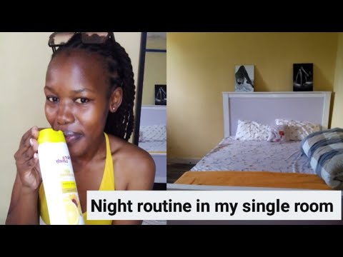 Night routine In my single room living in Kenya/LIVING ALONE DIARIES ...