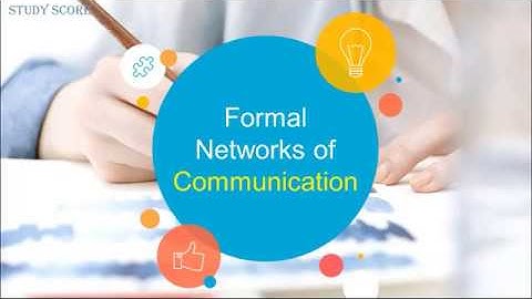 Networks of communication Part-1 | Formal networks of communication | Star, Y Network | STUDY SCORE