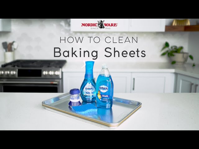 Clean aluminium rimmed baking sheet : r/howto