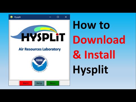 How to Download & Install Hysplit Software