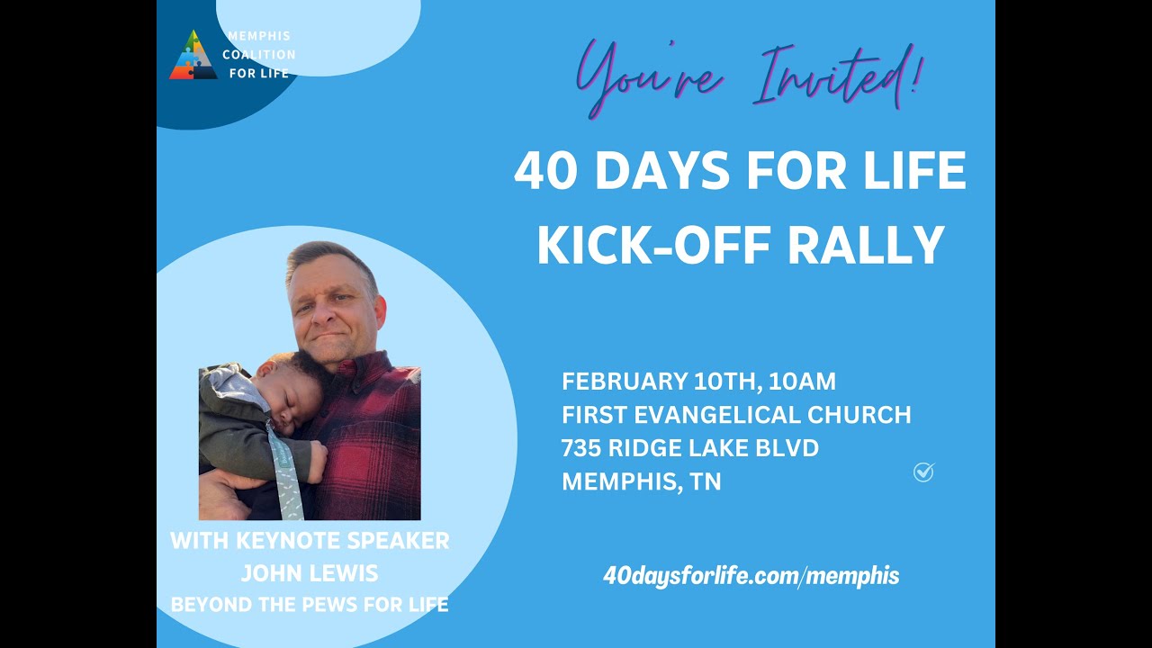 2024 Spring 40 Days for Life KickOff Rally YouTube
