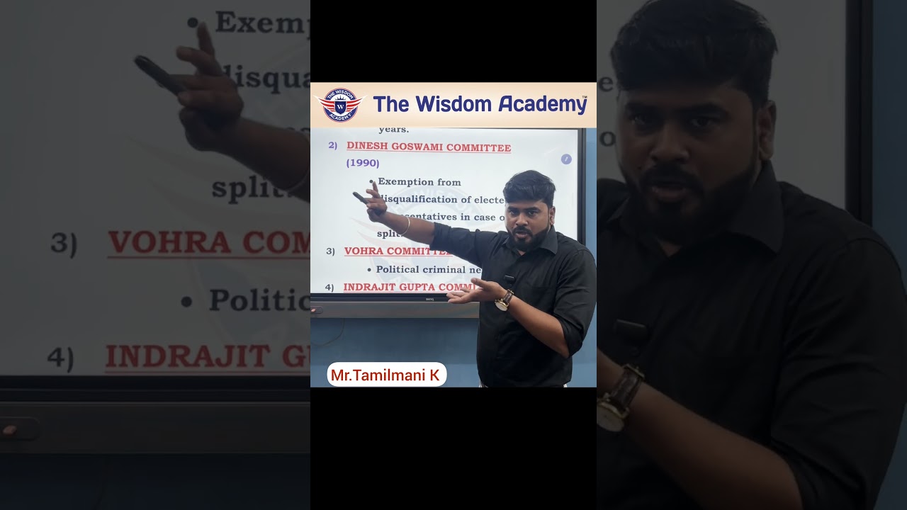 ELECTORAL REFORMS | COMMITTEES | 