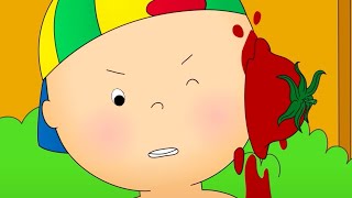 Caillou and the Food Fight | Caillou | Cartoons for Kids | WildBrain Kids