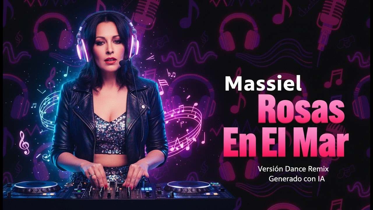 Massiel – Rosas en el Mar | Cover IA Dance Remix 60s retro elegante