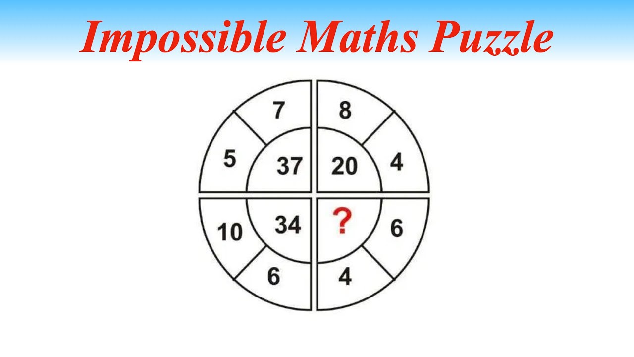Impossible Algebra Puzzle || Maths Puzzle - YouTube
