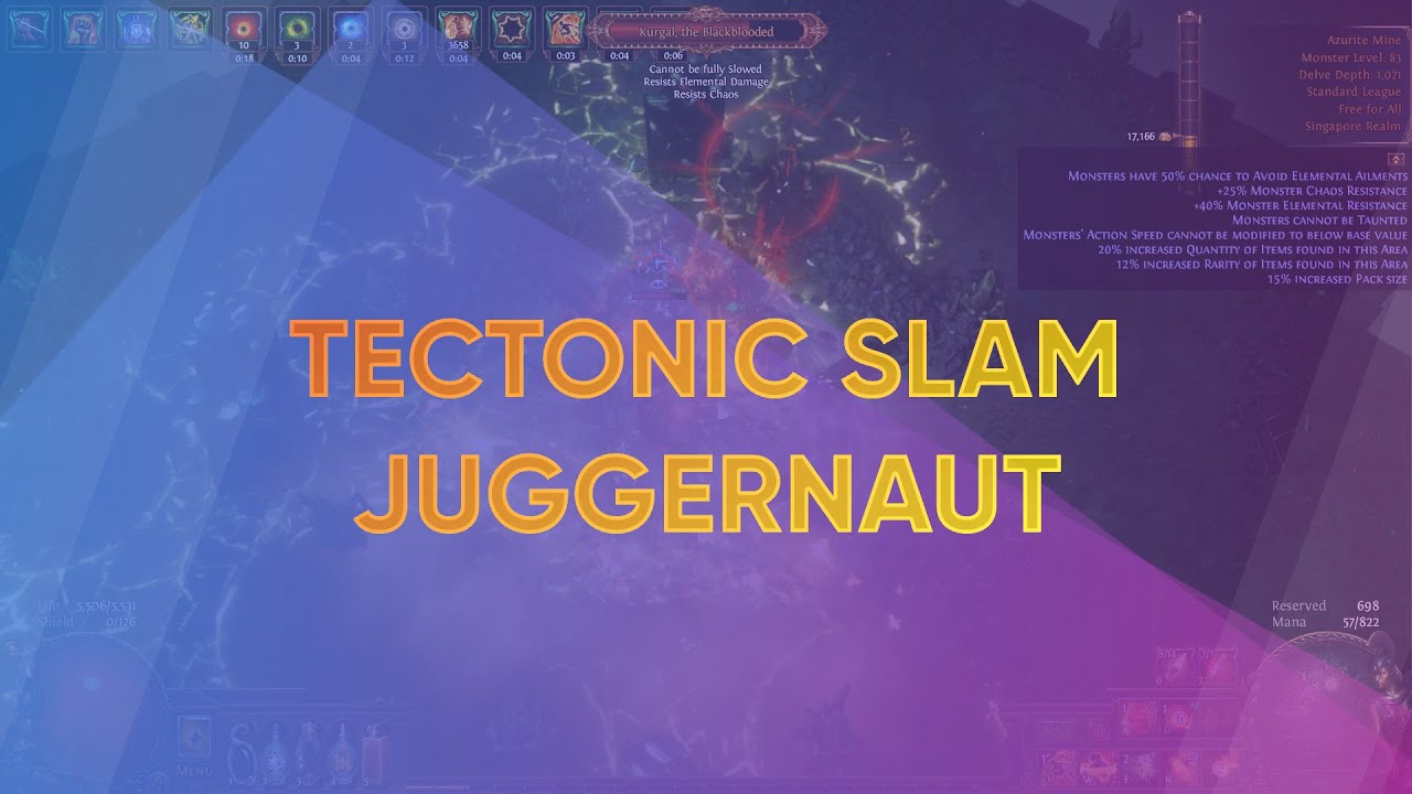[3.14] Tanky 220k Armour Tectonic Slam(Transcendence keystone)