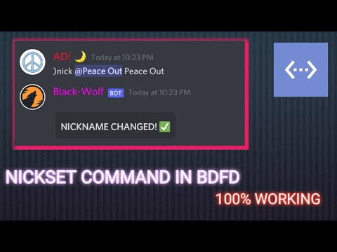 How to make name change Command in #BDFD || #DBD || SURPRISE AT END ||
