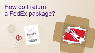 How do I return a FedEx package?