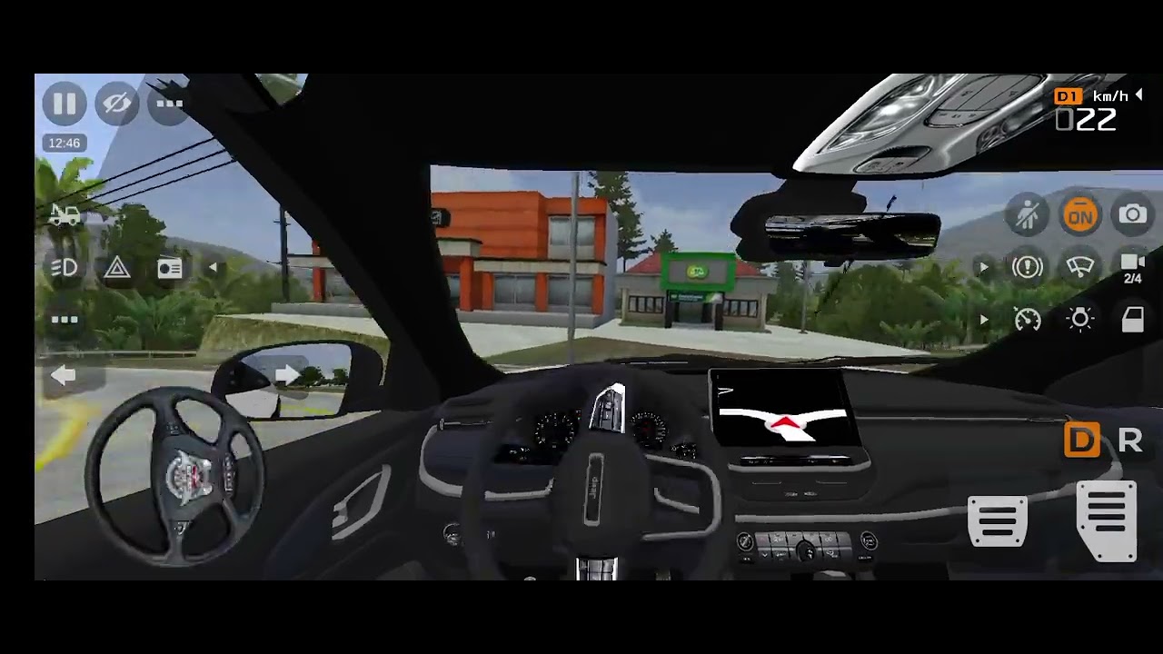 Bus simulator Indonesia drive Jeep compass 2022 model drive review