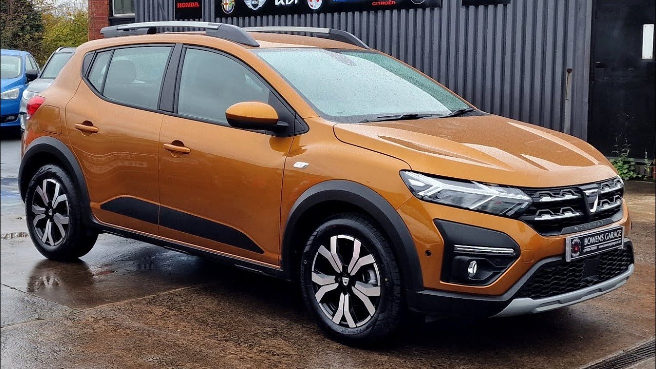 2022 (22) Dacia Sandero Stepway Prestige 1.0 TCE 5Dr in Desert Island Orange. 12k Miles. FSH £13,000
