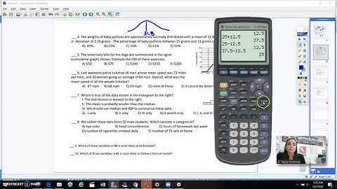 ap stat unit 1 test review part 1 Questions 1-10