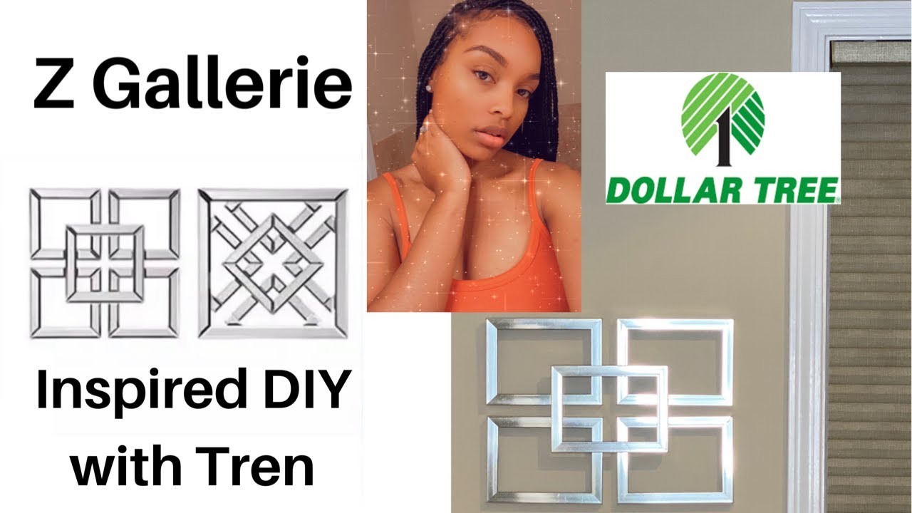 Z Gallerie DupeDollar Tree DIYWall Art YouTube