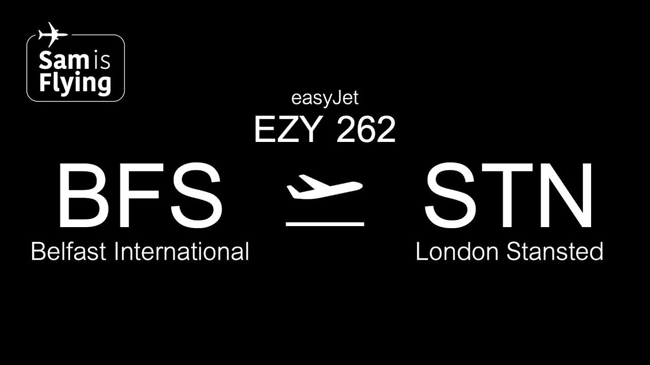 easyJet Airbus A320-214 | EZY262 | Belfast to London Stansted | *FULL FLIGHT*