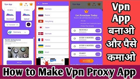 How to make Vpn App || Create Beautiful VPN App || Fast-Pro VPN App Android Studio source code