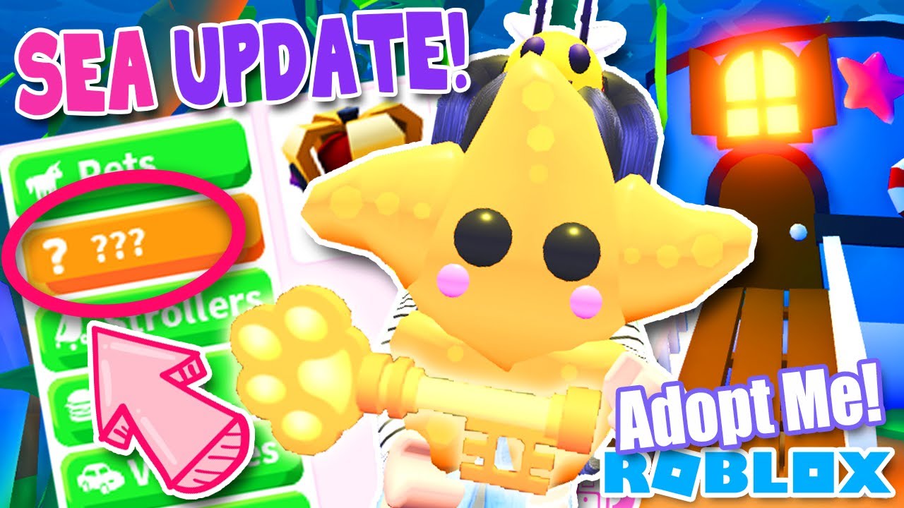 New Underwater Sea Pets Update In Adopt Me Roblox Key Vault Youtube - what's roblox new update