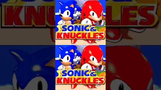 SONIC & KNUCKLES #sonic #sega #sonicthehedgehog #retrogaming #viral #games #fyp #youtubeshorts