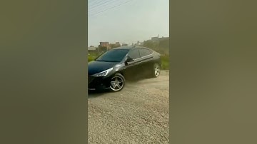 BLACK HYUNDAI DRIVING CAR STATUS CAR LOVER STATUS ATTITUDE VIDEO #status #shorts