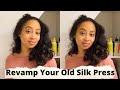 How To Restyle An Old Silk Press WITHOUT Heat!