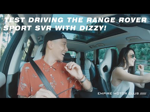 TEST DRIVING THE RANGE ROVER SPORT SVR WITH DIZZY! | 跟DIZZY一起試乘新的SVR!《EMC Vlog Vol. 5》