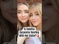 Is Sabrina Carpenter Beefing With Her Sister? #shorts #sabrinacarpenter #sabrinacarpenterviral