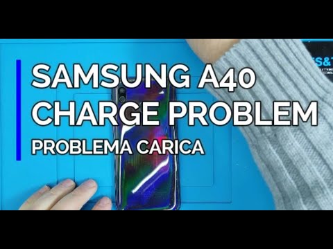 SAMSUNG A40 CHARGING PROBLEM SOLUTION -  soluzione problema carica samsung -