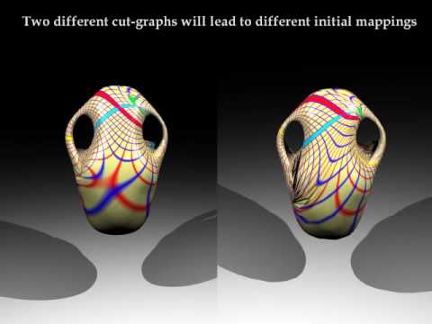 Globally Optimal Surface Mapping for Shapes of Arbitrary Topology