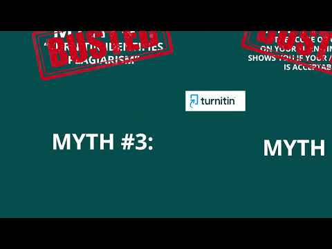 Image Still for Video: Turnitin at UMGC: Myths and Truths