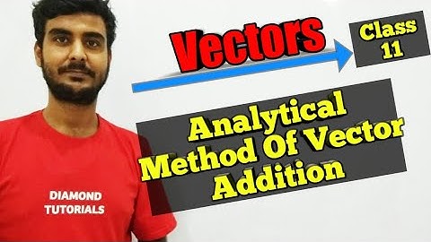 Analytical Method of Vector Addition | Motion in a Plane Class 11 Physics | (11P/43)