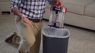 How to empty the dust cup on your Shark Navigator® Zero-M™ Lift-Away Speed™ Upright Vacuum screenshot 5