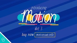 Introducing Motion Set 3 (4K) - Motion Background