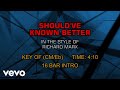 Richard Marx - Should've Known Better (Karaoke)