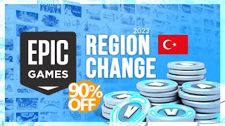 How To Change Epic Games Region To Turkey | Cheapest Games & Vbucks screenshot 3