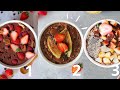 3 AVENAS instantáneas con chocolate Fáciles y rápidas! Tu nuevo desayuno favorito | Auxy