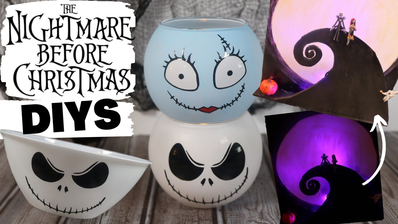 NEW* THE NIGHTMARE BEFORE CHRISTMAS DIY PROJECTS! 2022! - YouTube