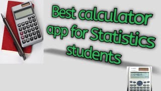 Statistics best calculator app || Statistics calculator|| screenshot 1