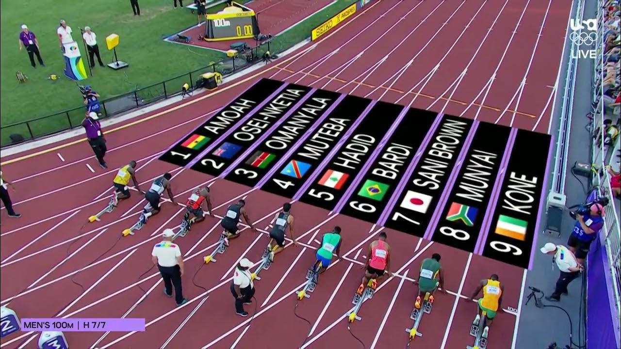FERDINAND OMANYALA 100M OREGON WORLD ATHLETICS CHAMPIONSHIPS YouTube