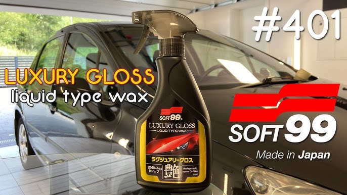 SOFT99 Luxury Gloss - Ultra-Smooth Easy To Use Spray Wax