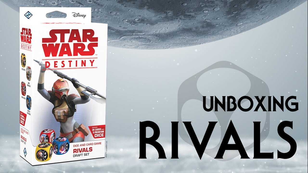 Star Wars Destiny Unboxing Rivals Draft Set YouTube