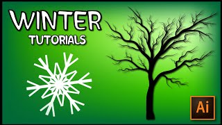 Winter illustrator cs6 tutorials ❄️❄️❄️ VOL3