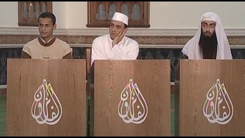 مواجهة بين كيميائى و طالب كلية  اصول الدين فى مسابقة حفظ القران الكريم من يفوز ؟