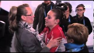 Russian judge hugs Russian gold medalist skater she judged
