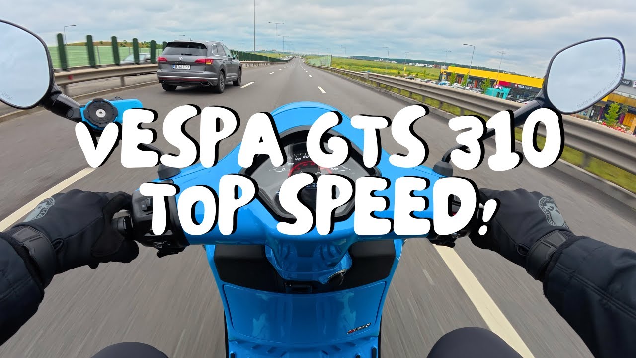 WHAT'S THE VESPA GTS 310 2025 TOP SPEED? TESTED!