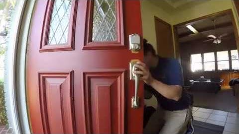 Schlage Sense Smart Deadbolt Installation