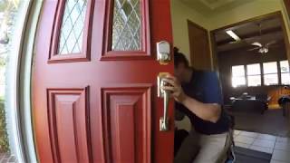 Famous Schlage Sense Smart Deadbolt Installation Profile