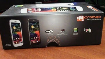 Micromax Canvas 2 Unboxing